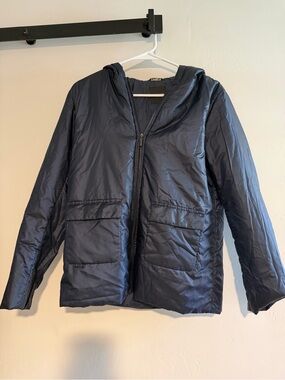 Max Mara Weekend Hooded Packable Jacket - Navy
